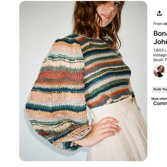 Ulla Johnson Electra Stripe Sweater - Picture 5 of 7